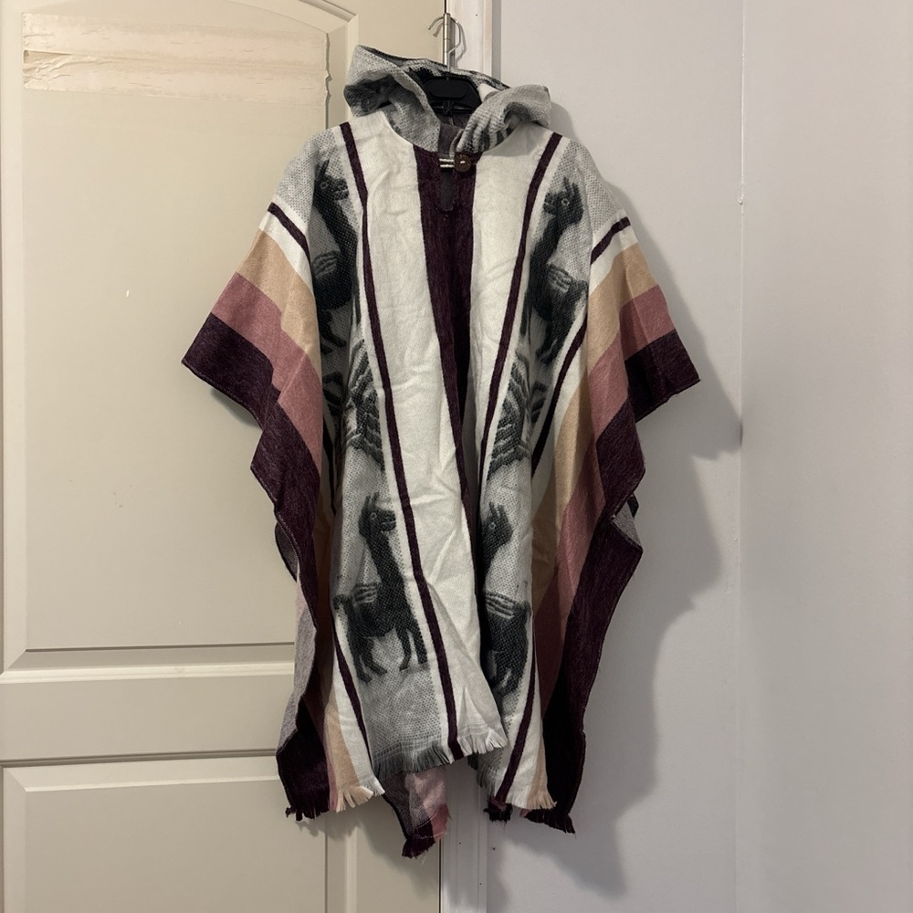Ecuadorian Hooded Poncho